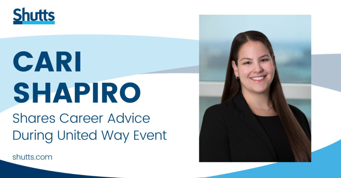 Cari Shapiro shares career advice during United Way event