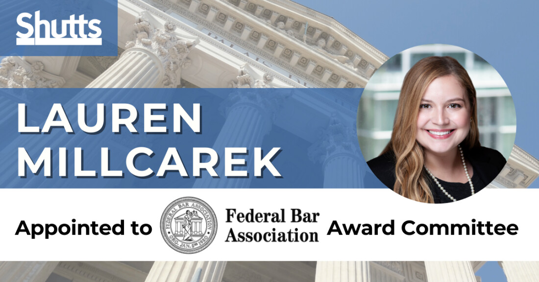 Lauren Millcarek Appointed to Federal Bar Association Award Committee