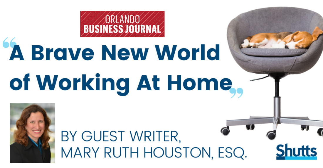 Mary Ruth Houston Discusses the Brave New World of Working at Home in OBJ 