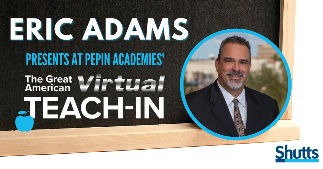 Eric Adams Presents at Pepin Academies’ Great American Virtual Teach-In