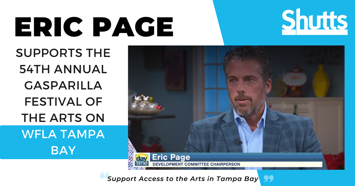 Eric Page Supports the 54th Annual Gasparilla Festival of the Arts on WFLA Tampa Bay