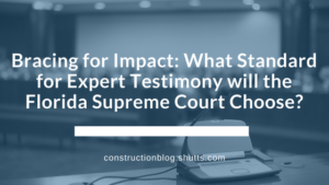 What standard of expert testimony will the Florida Supreme Court Choose? Frye or Daubert? 