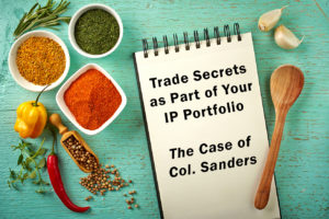 Trade Secrets as Part of Your IP Portfolio: The Case of Col. Sanders