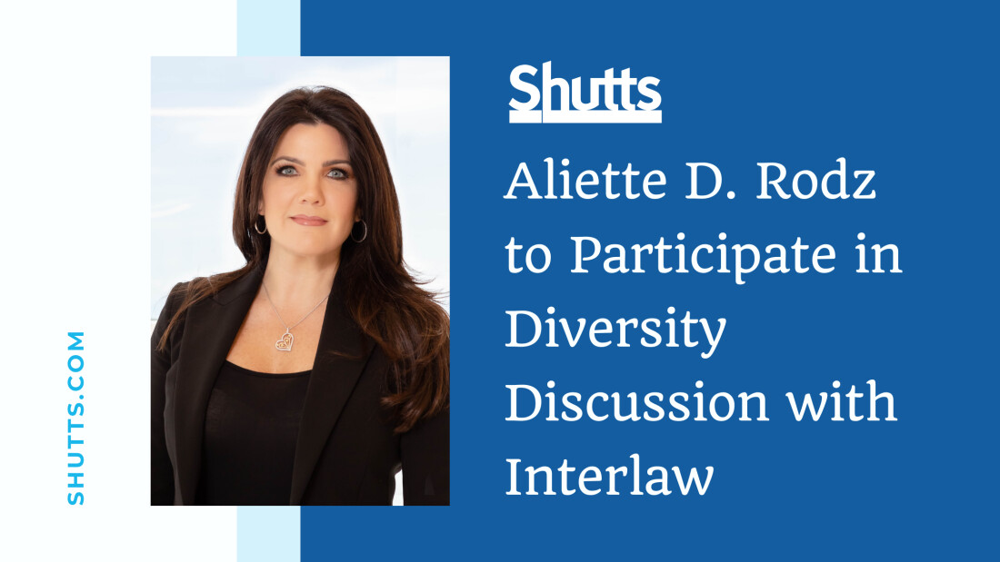 Aliette Rodz to Moderate Diversity Webinar for Interlaw