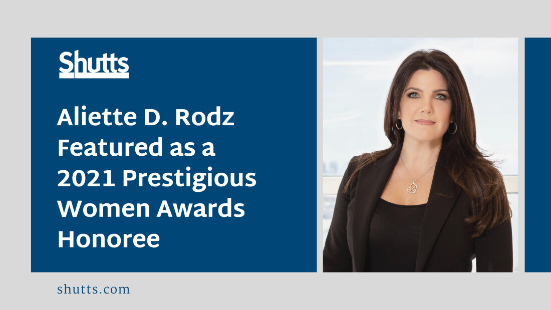 Aliette Rodz Honored as SFBW 2021 Prestigious Women Honoree