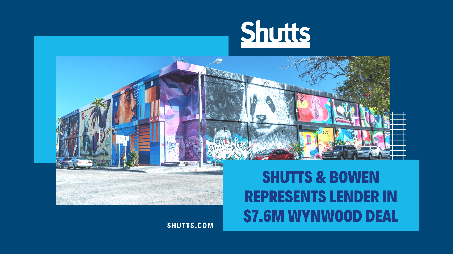 Shutts Team Represents Lender in $7.6M Wynwood Deal