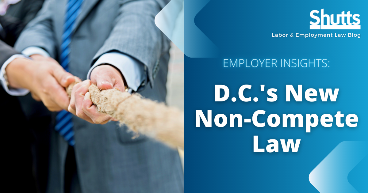 D.C.’s New Non-Compete Law