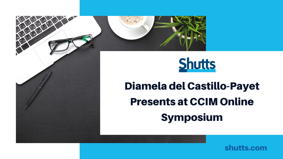 Diamela del Castillo-Payet presents at CCIM Online Symposium