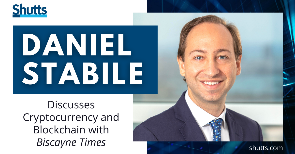 Daniel Stabile discussed blockchain and cryptocurrency with Biscayne Times