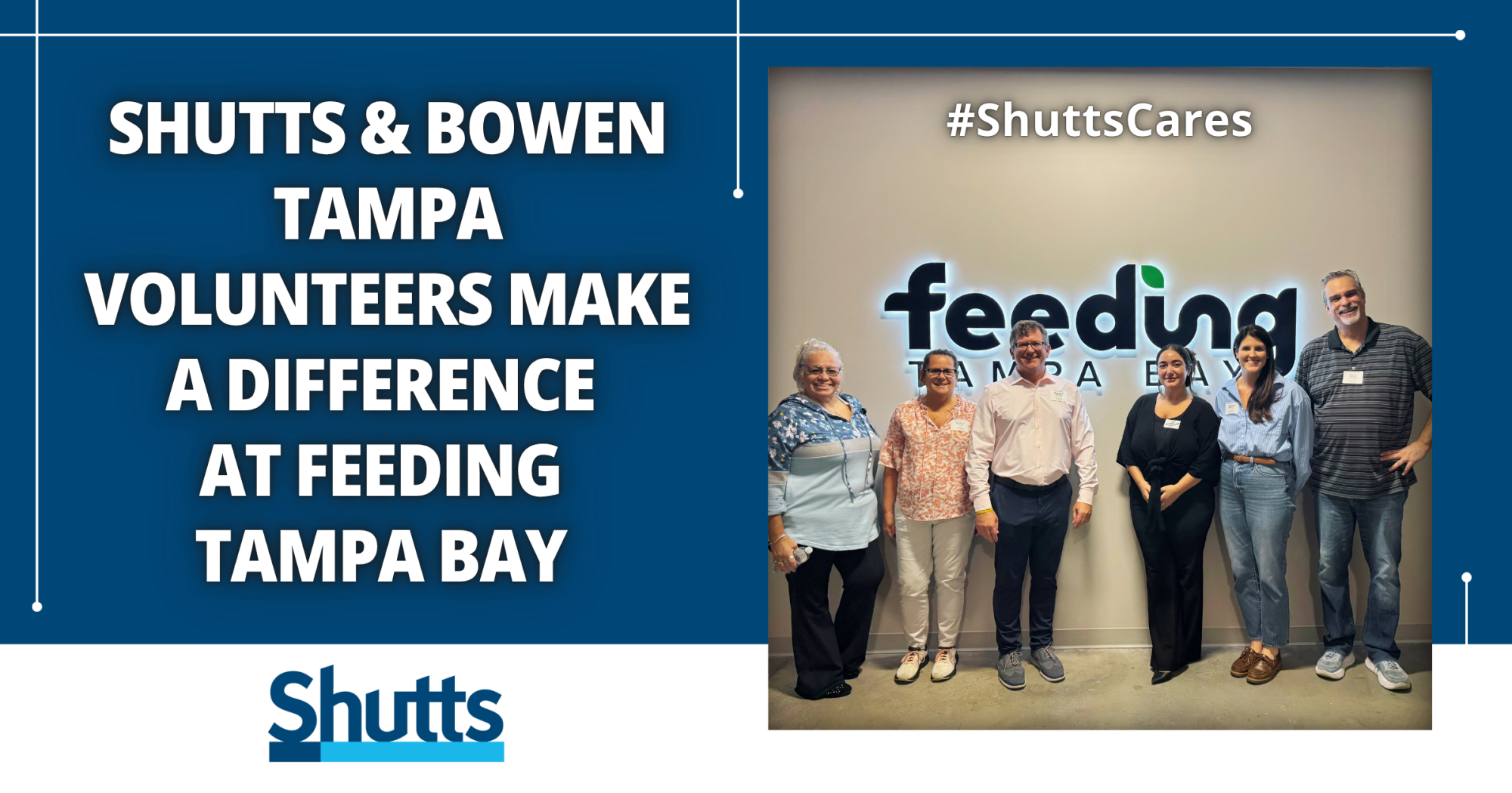 Shutts & Bowen Tampa Volunteers to Make a Difference at Feeding Tampa Bay Shutts & Bowen Tampa Volunteers to Make a Difference at Feeding Tampa Bay