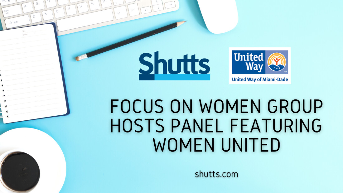 Shutts' Focus on Women Group hosts panel with United Way Women United