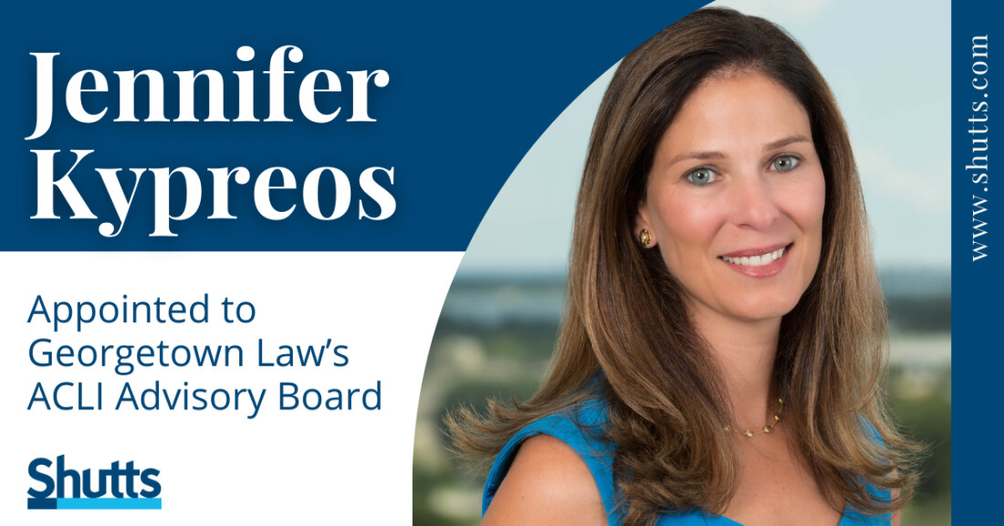 Jennifer Kypreos Appointed to Georgetown Law's ACLI Advisory Board