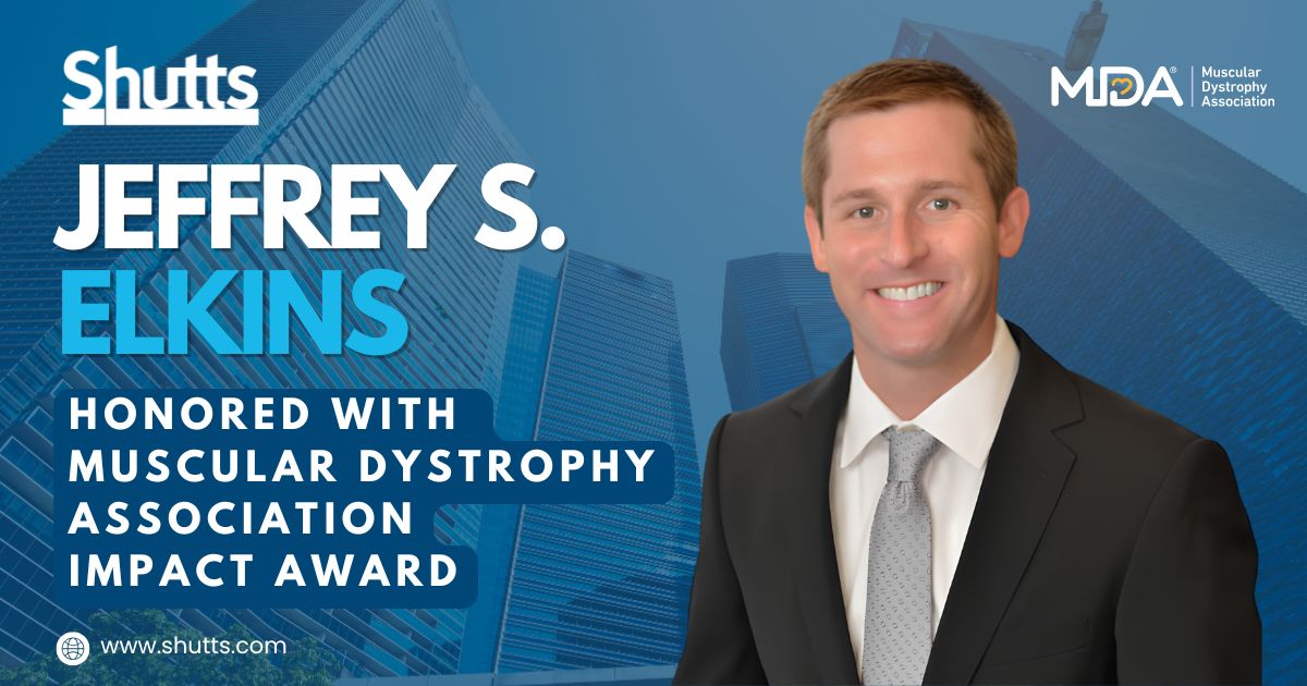 Jeffrey S. Elkins Honored with Muscular Dystrophy Association Impact Award Jeffrey S. Elkins Honored with Muscular Dystrophy Association Impact Award