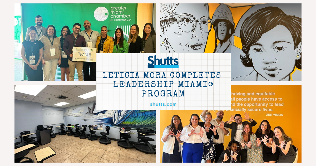 Leticia Mora Completes Leadership Miami Program