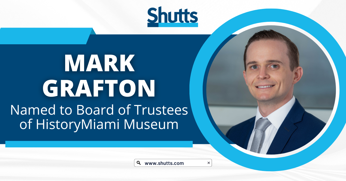 Mark Grafton Named to Board of Trustees of HistoryMiami Museum