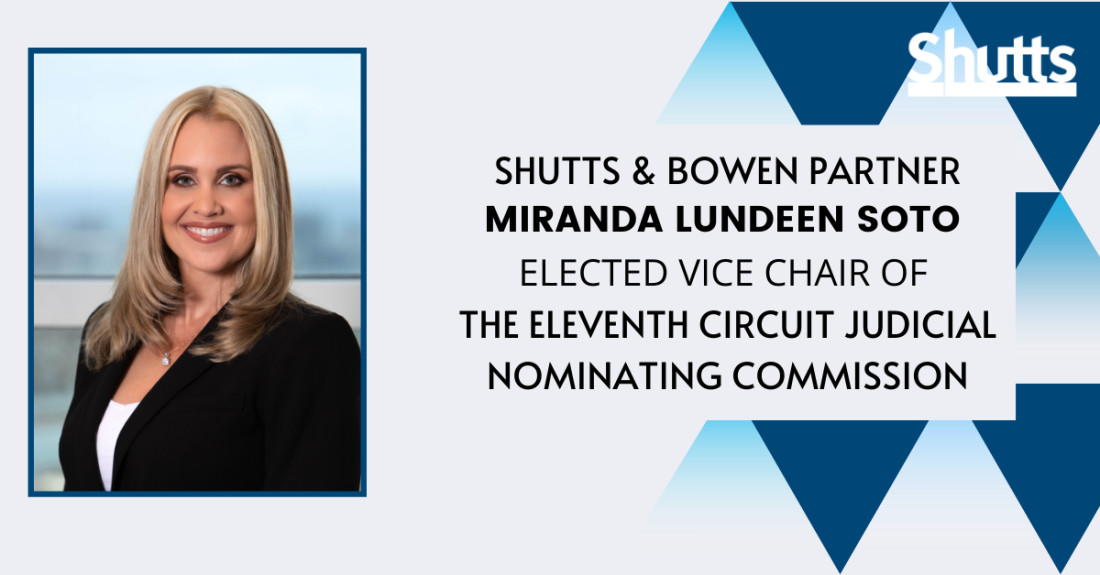Miranda Lundeen Soto Elected Vice Chair of 11th Circuit JNC