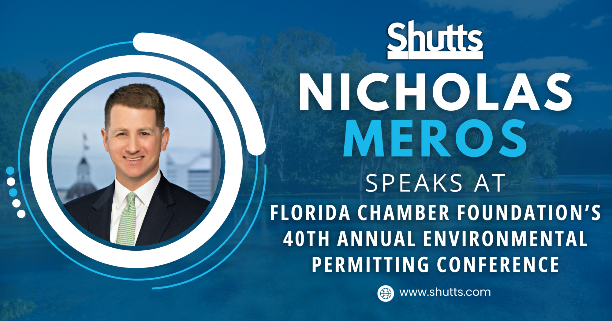 Nicholas Meros Speaks at Florida Chamber Foundation’s 40th Annual Environmental Permitting Conference Nicholas Meros Speaks at Florida Chamber Foundation’s 40th Annual Environmental Permitting Conference