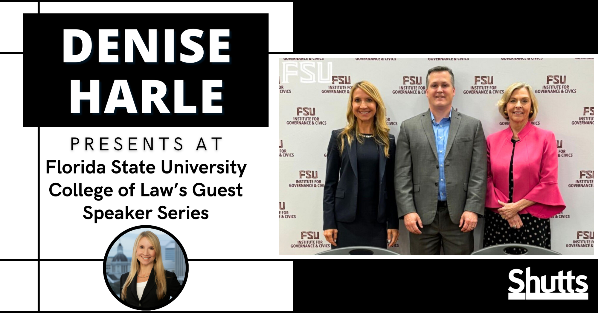 Denise Harle Presents at Florida State University College of Law’s Guest Speakers Series
