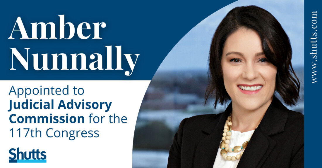 Amber Nunnally Appointed to Judicial Advisory Commission for the 117th Congress