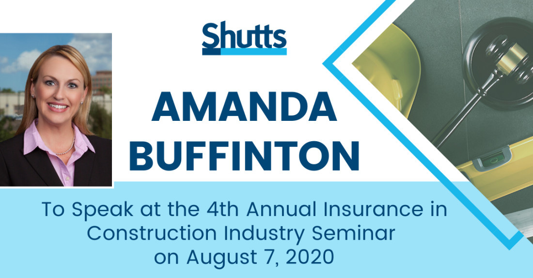 Amanda Buffinton to Speak at the 4th Annual Insurance in the Construction Industry Seminar
