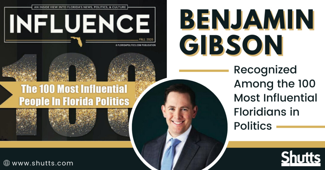 Ben Gibson Named to INFLUENCE 100