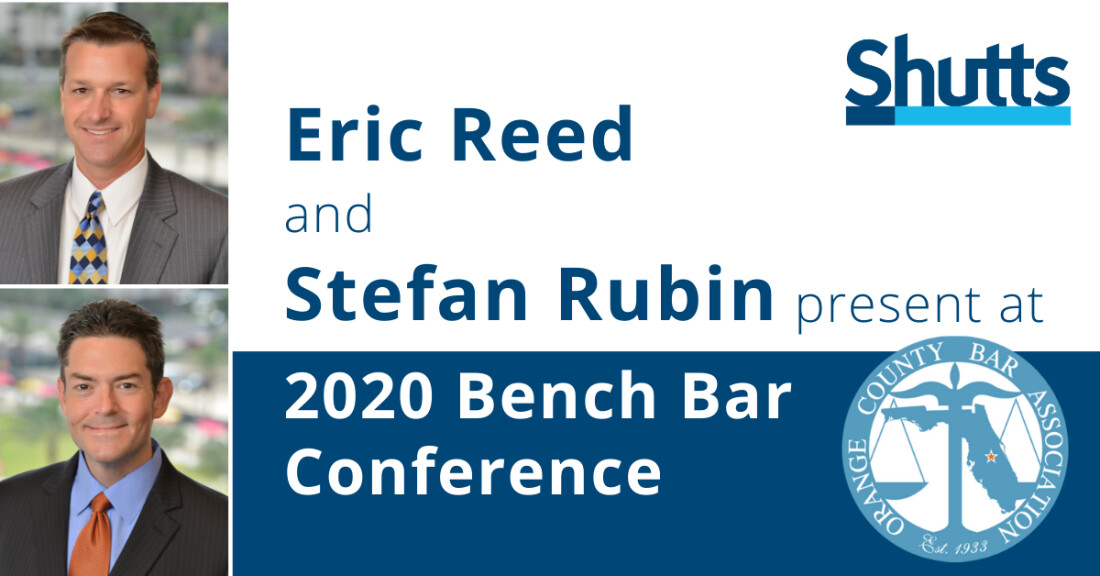 E. Reed and S. Rubin at 2020 Bench Bar