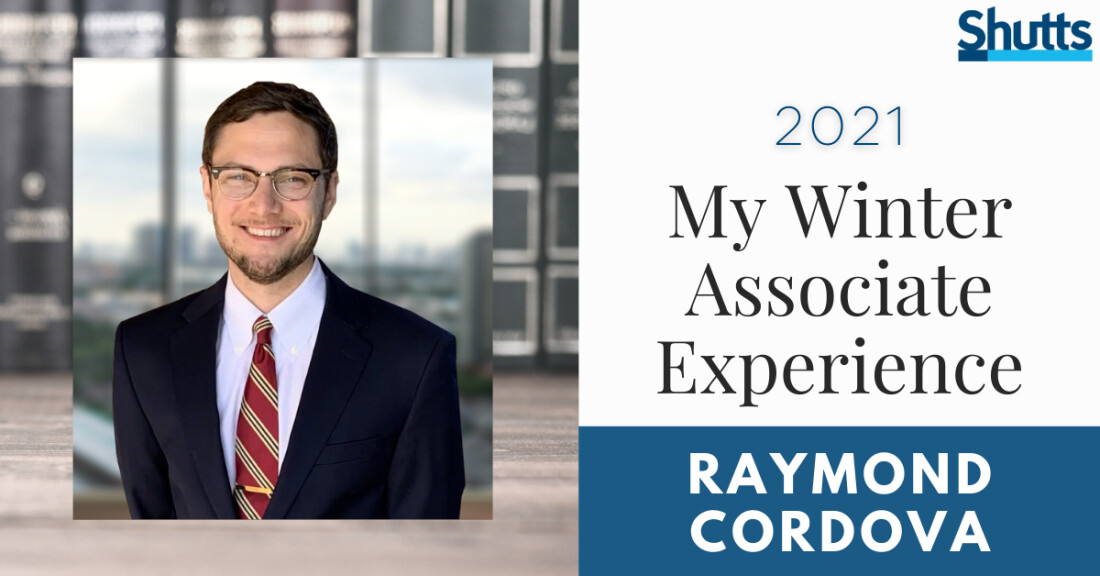 My Winter Clerkship Experience: Raymond L. Cordova