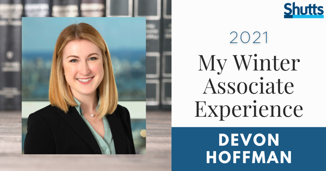 My Winter Associate Experience: Devon Hoffman