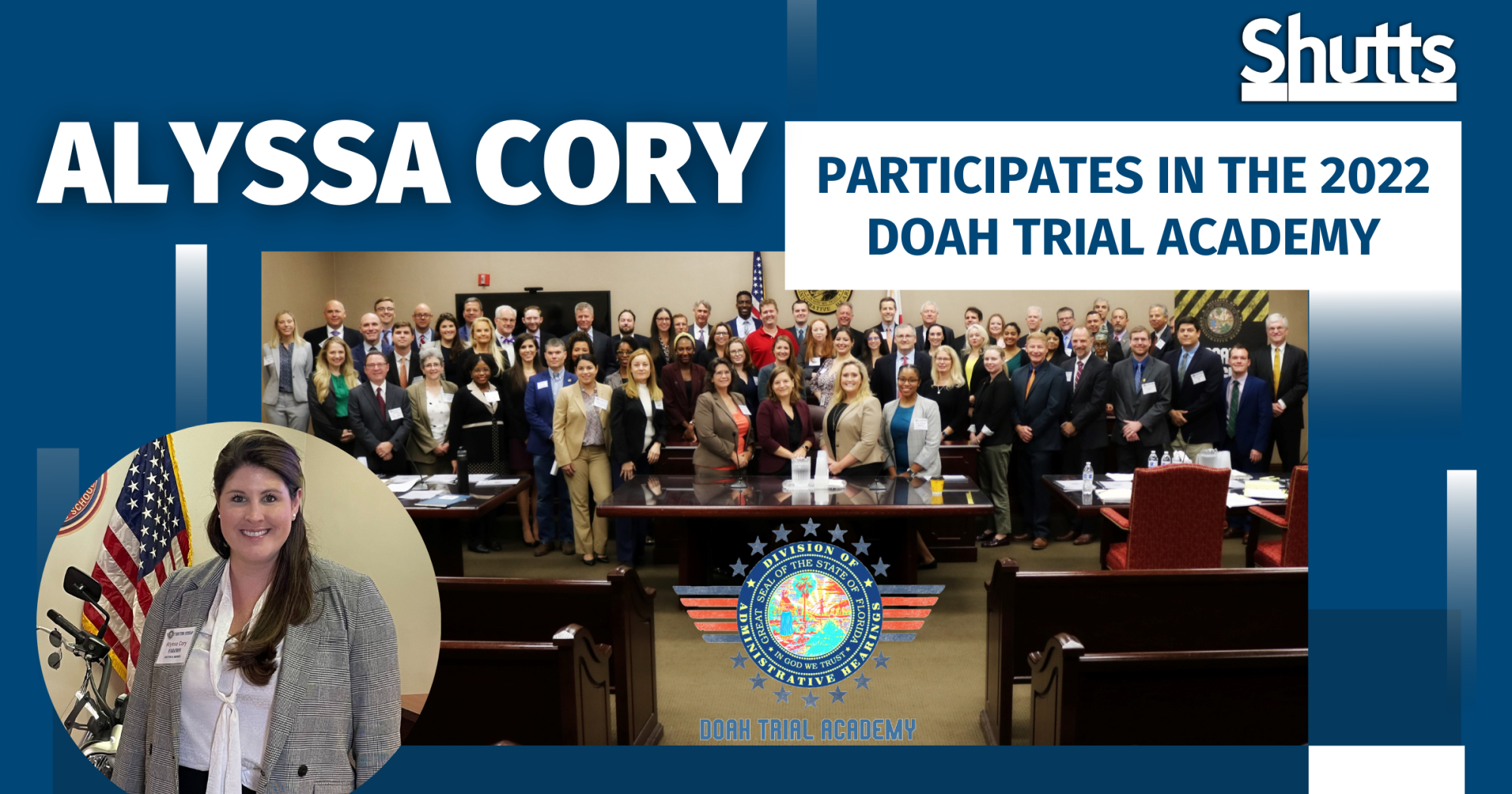 Alyssa Cory Participates in the 2022 DOAH Trial Academy