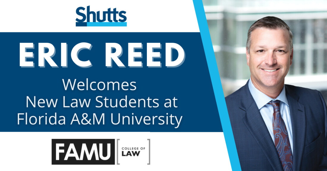 Eric Reed Welcomes New Law Students at Florida A&M University 