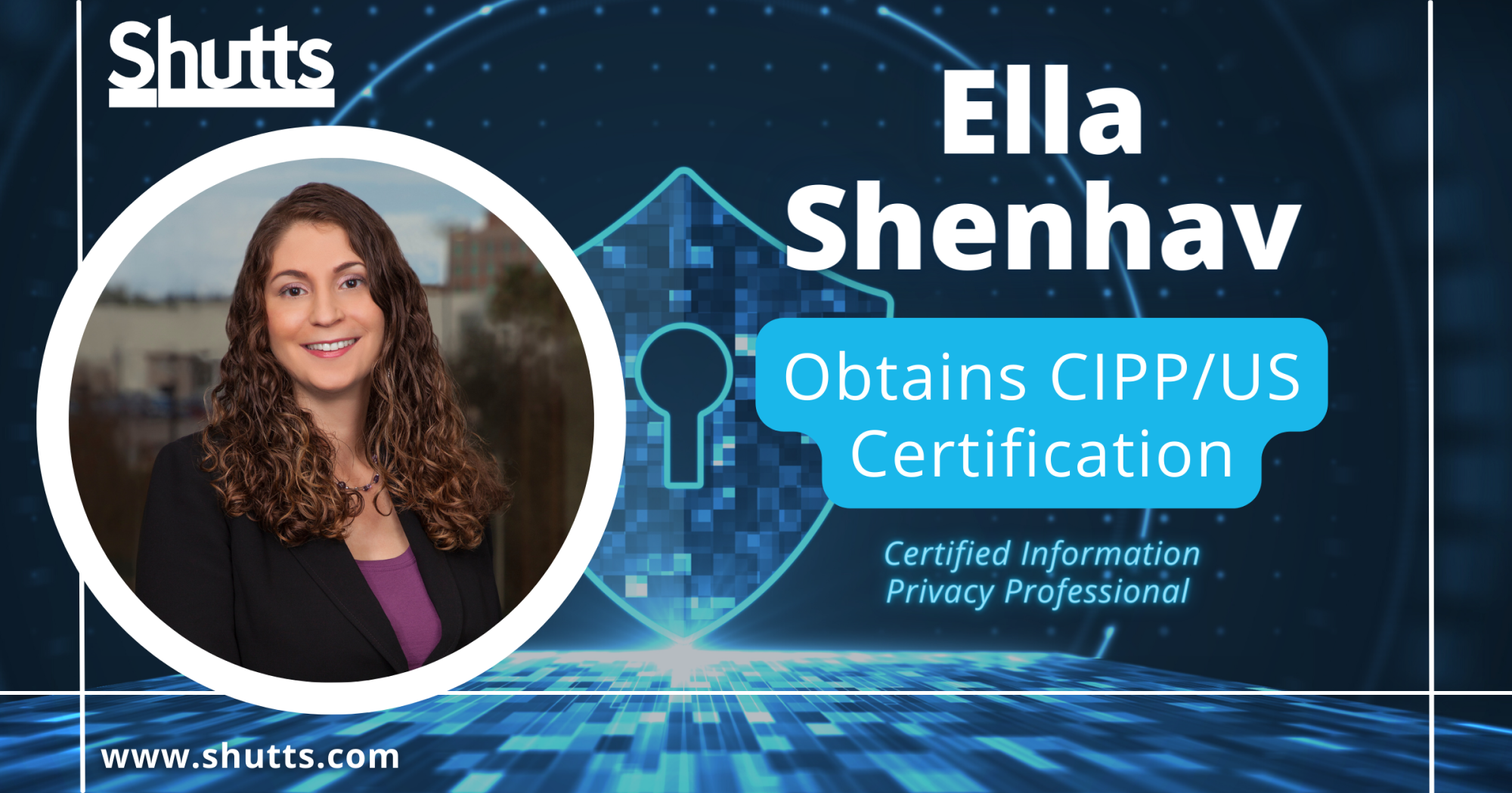 Ella Shenhav Obtains CIPP/US Certification