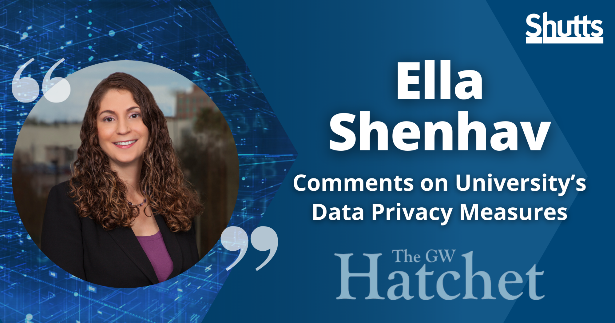 Ella Shenhav Comments on University’s Data Privacy Measures