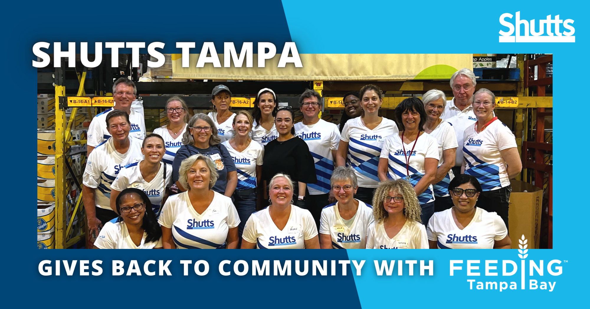 Shutts Tampa Gives Back to Community with Feeding Tampa Bay