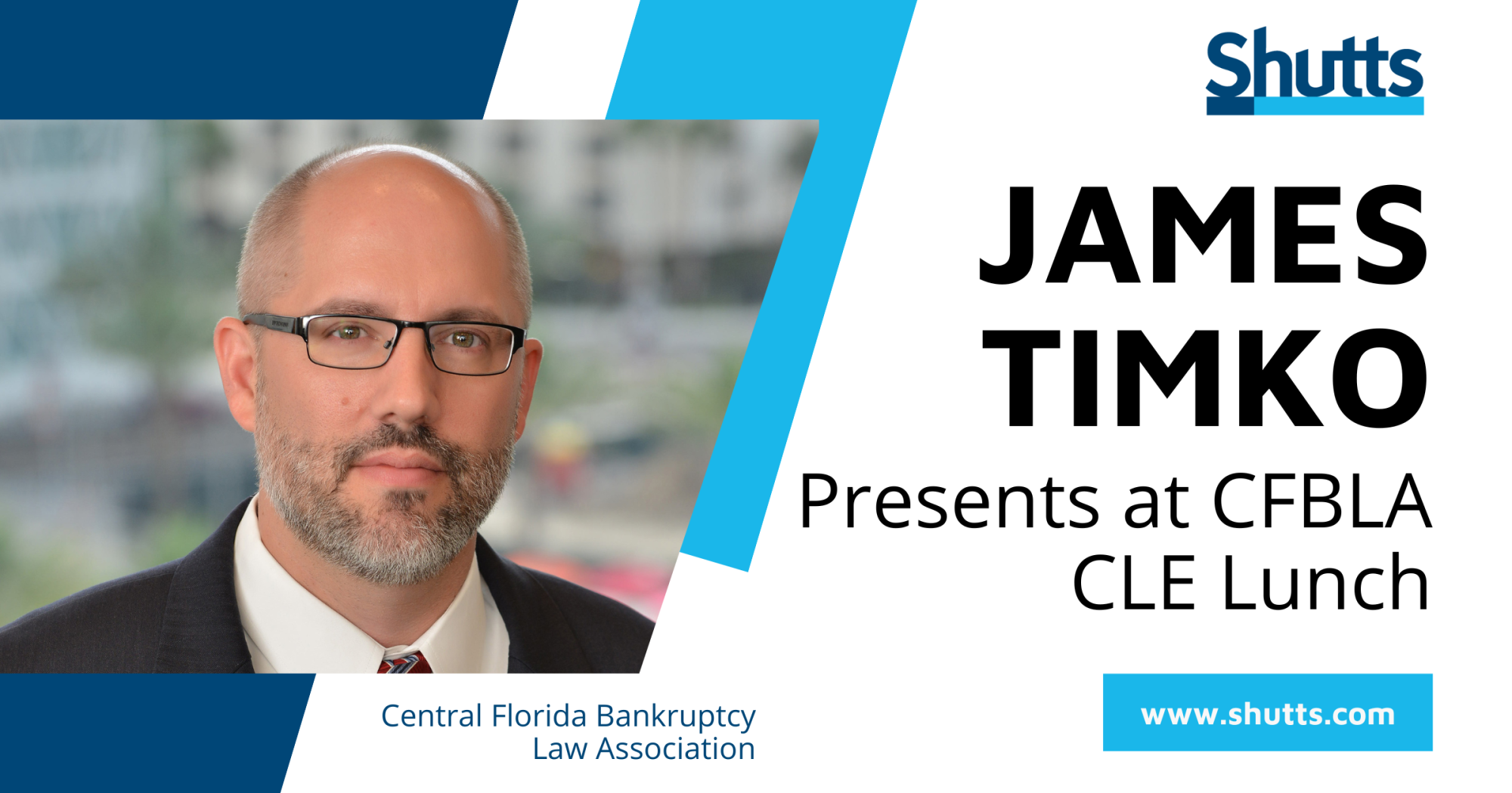 James Timko Presents at CFBLA CLE Brown Bag Lunch