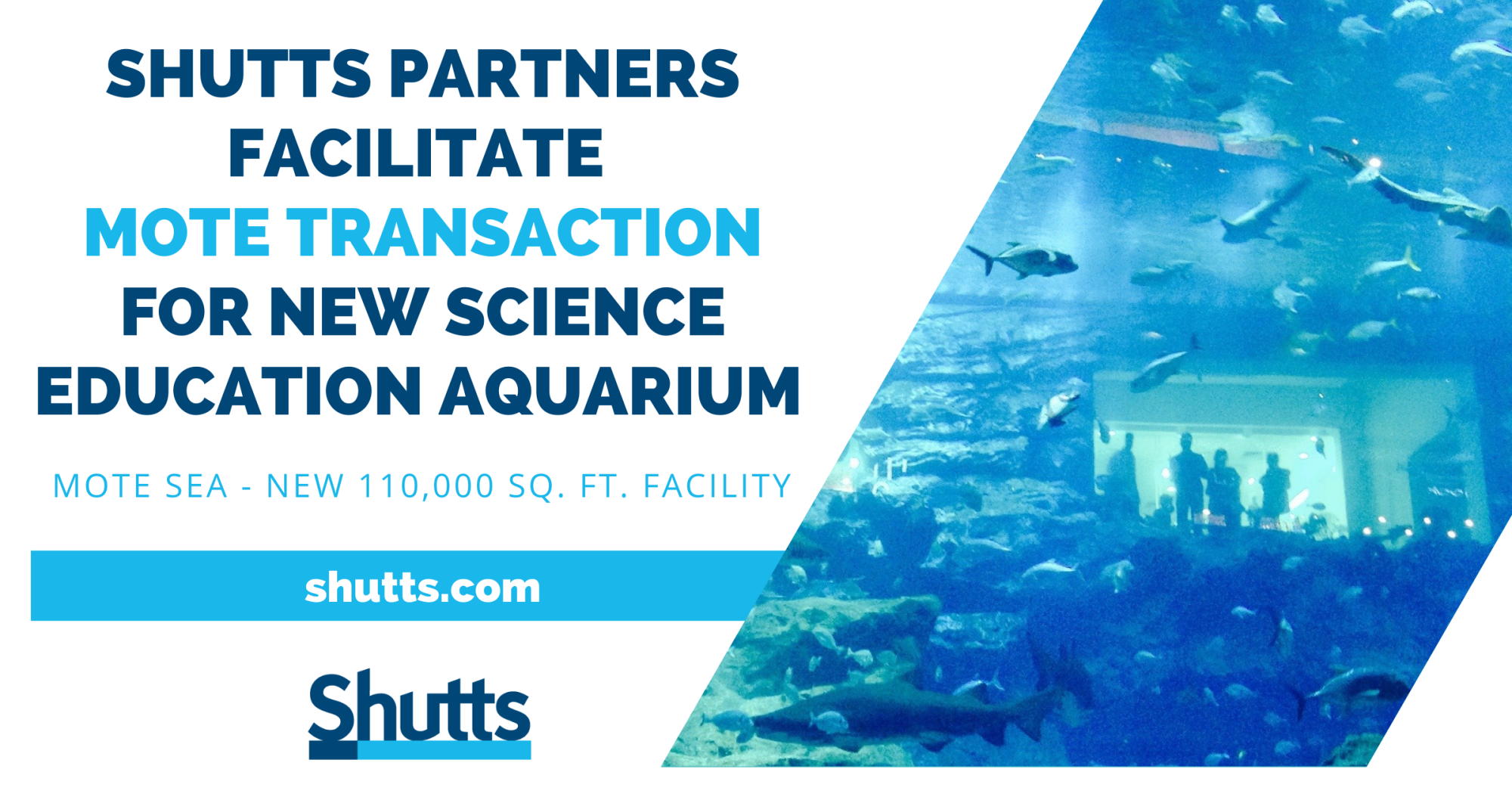 Shutts Partners Facilitate Mote Marine Transaction for New Science Education Aquarium 