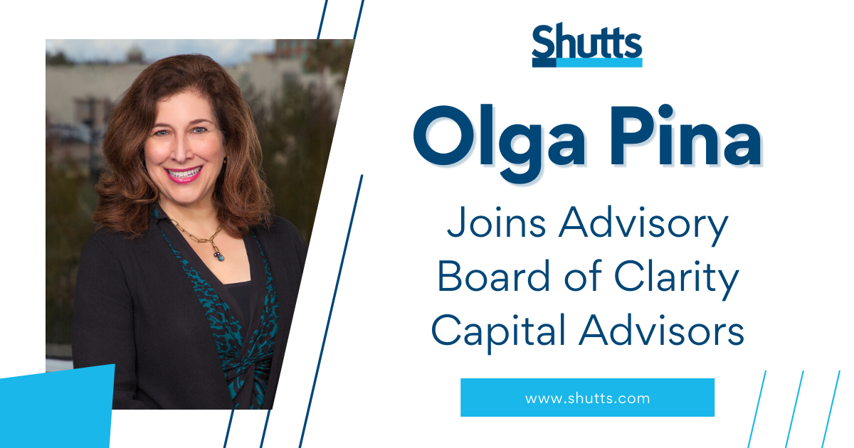 Olga Pina Joins Advisory Board of Clarity Capital Advisors