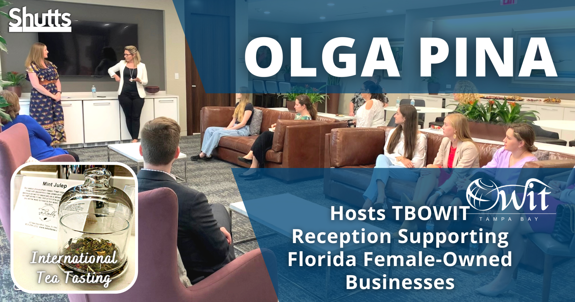 Olga Pina Hosts TBOWIT Reception Supporting Florida Female-Owned Businesses