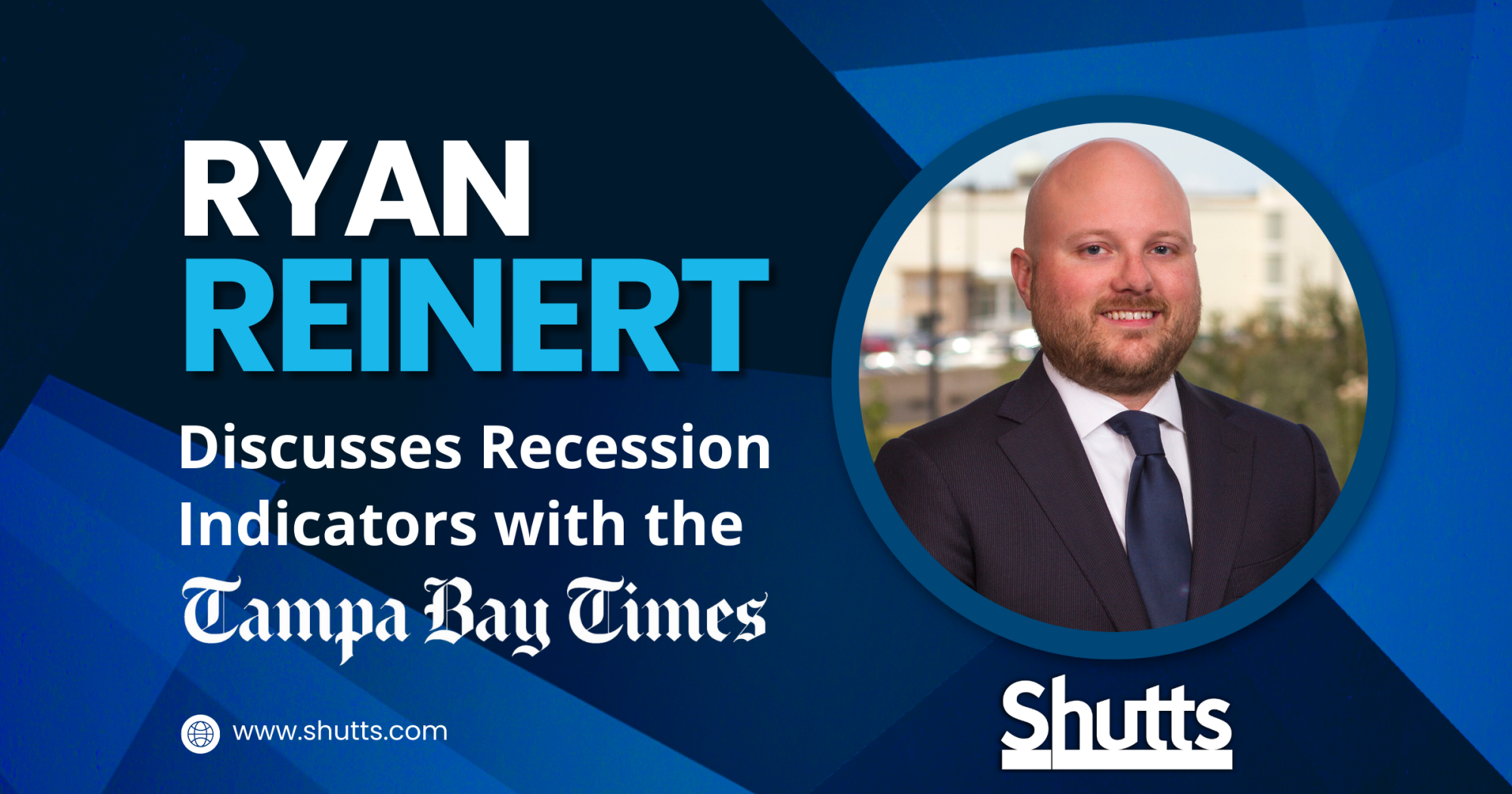 Ryan Reinert Discusses Recession Indicators with the Tampa Bay Times
