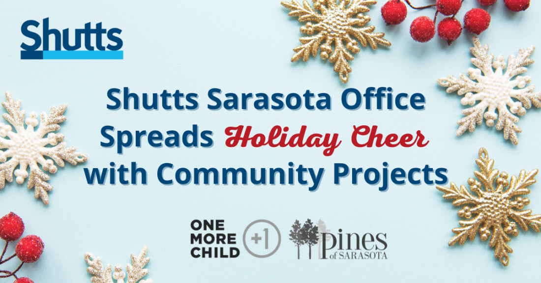 Shutts Sarasota Office Spreads Holiday Cheer