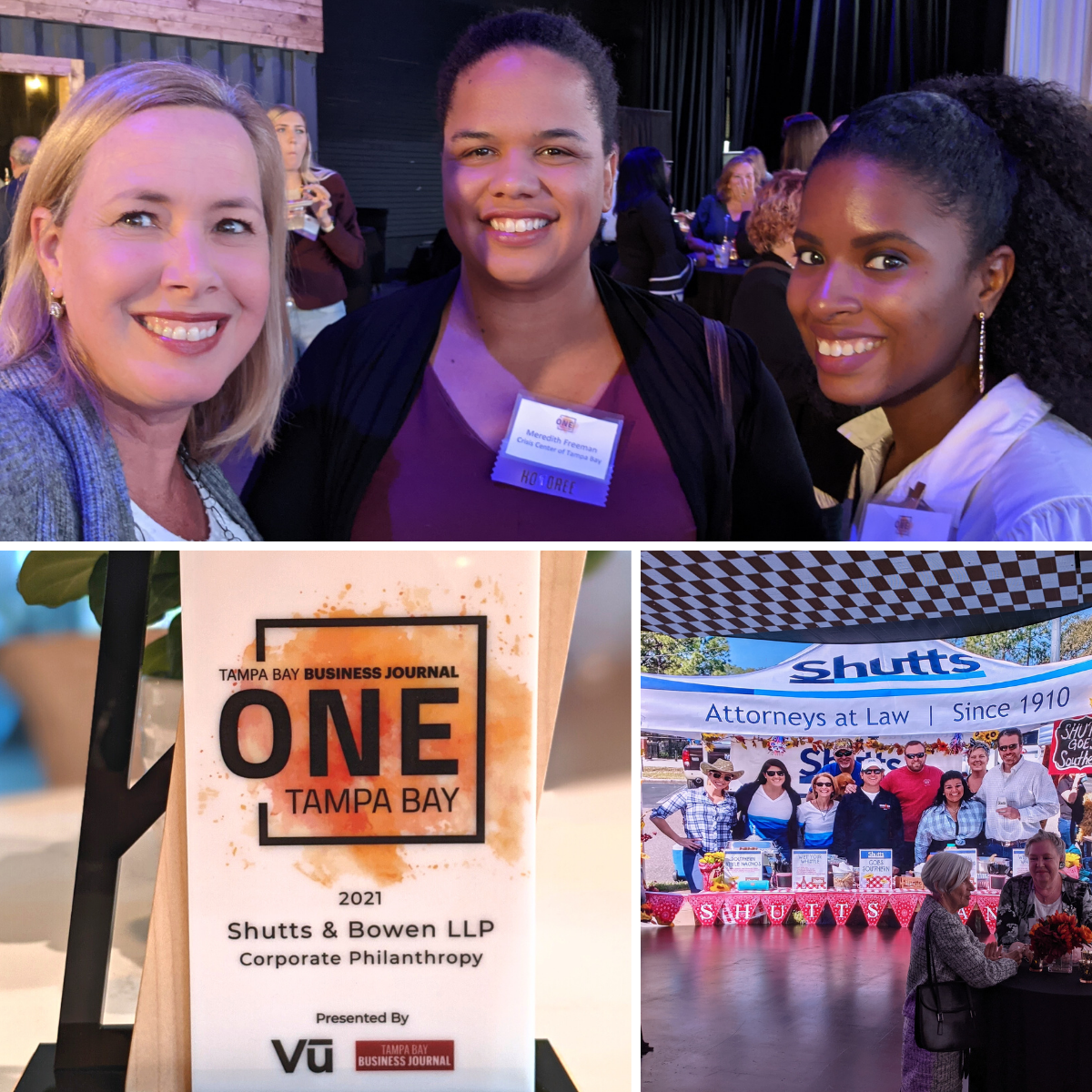 Shutts Tampa Office Honored in TBBJ Spotlight and at One Tampa Bay Recognition Event 