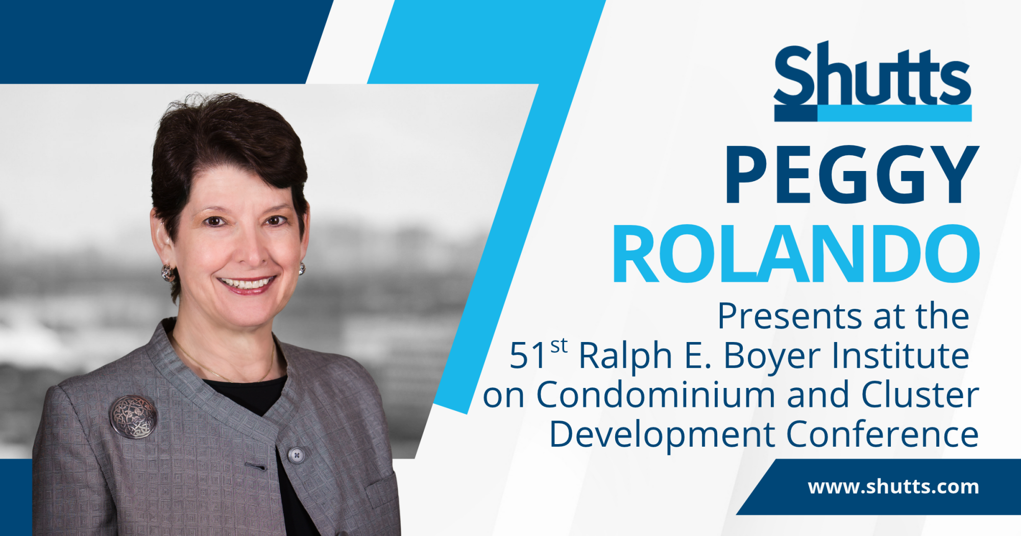 Peggy Rolando Presents at the 51st Ralph E. Boyer Institute on Condominium and Cluster Development Conference Peggy Rolando Presents at the 51st Ralph E. Boyer Institute on Condominium and Cluster Development Conference