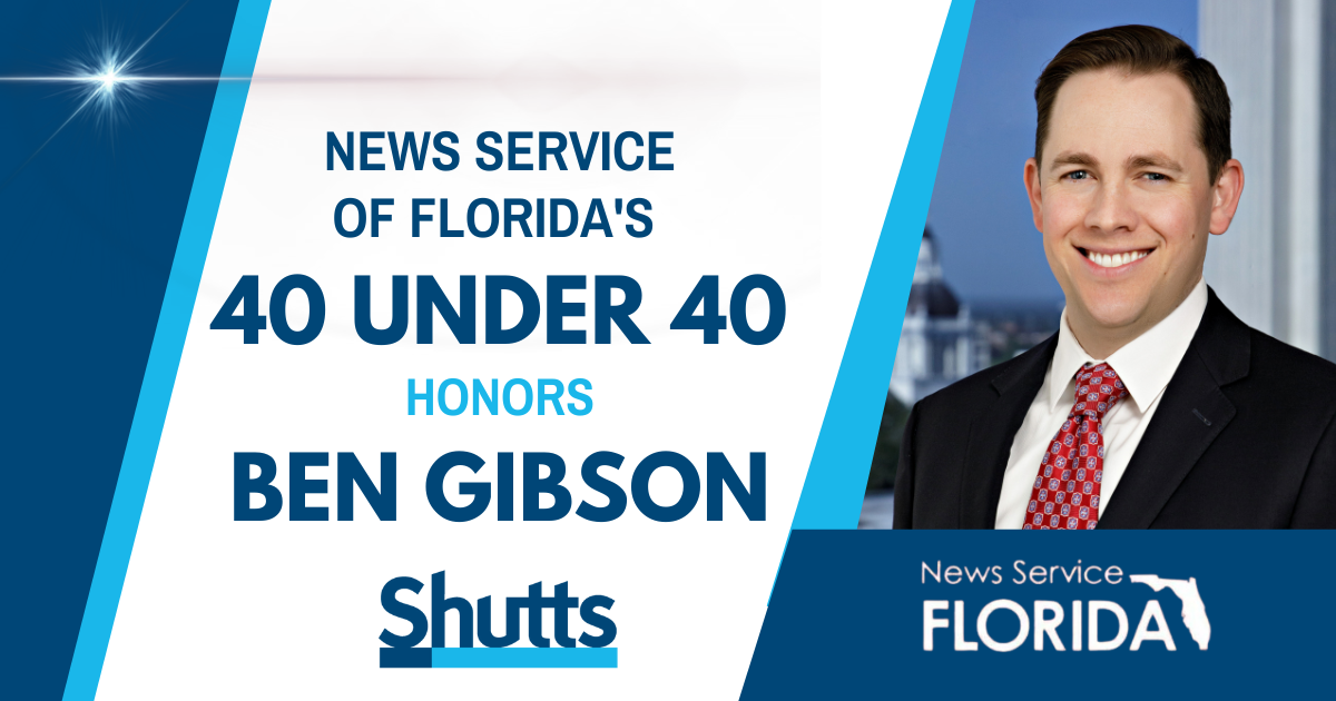 News Service of Florida's 40 under 40 Honors Ben Gibson