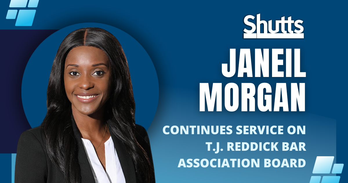 Janeil Morgan Continues Service on T.J. Reddick Bar Association Board