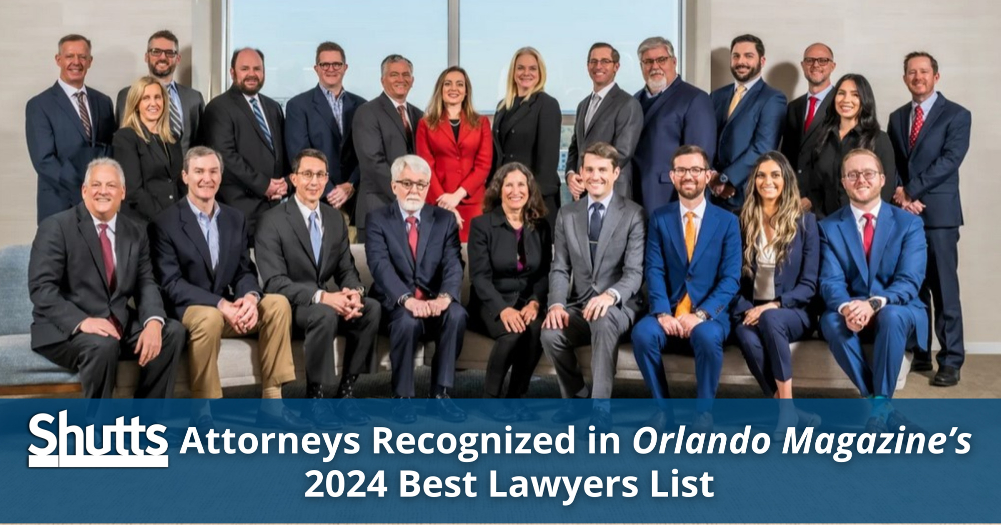 Shutts Attorneys Recognized in Orlando Magazine’s 2024 Best Lawyers List