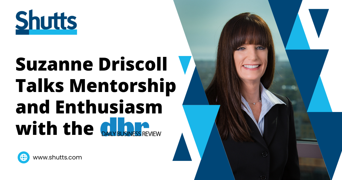 Suzanne Driscoll Talks Mentorship and Enthusiasm with the DBR