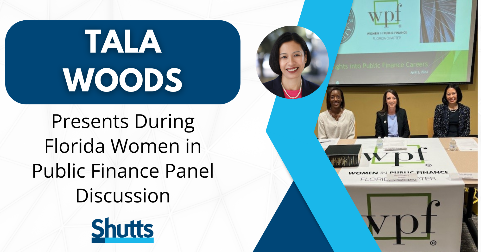 Tala Woods Presents During Florida Women in Public Finance Panel Discussion